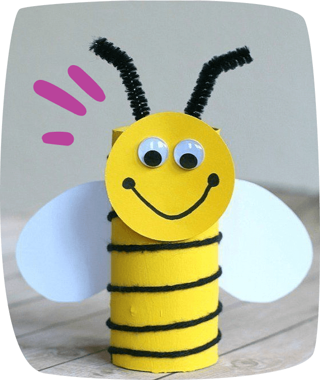 manualidades con tubos de carton abecita