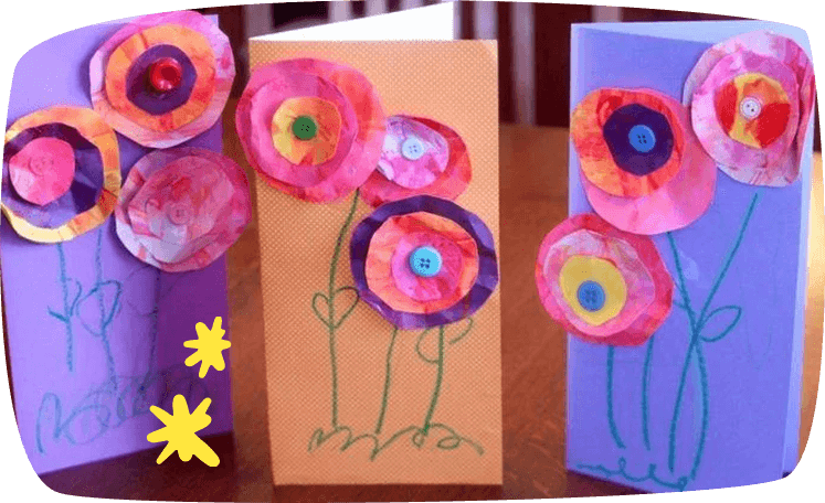 tarjetas con botones
