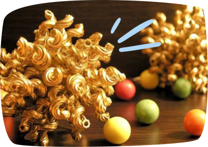 manualidades navidenas con pasta