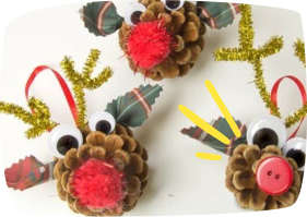 manualidades navidenas munecos divertidos
